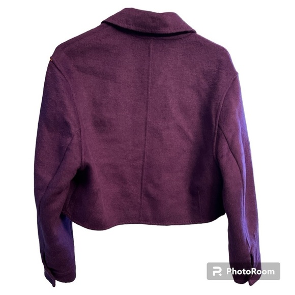 NWOT House of Harlow 1960 cropped wool blend jacket size XS - Picture 2 of 5